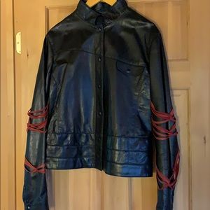 RARE Cirque du Soleil Leather Jacket